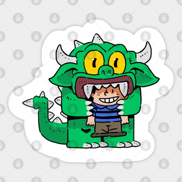 hodag  eat Sticker by COOLKJS0